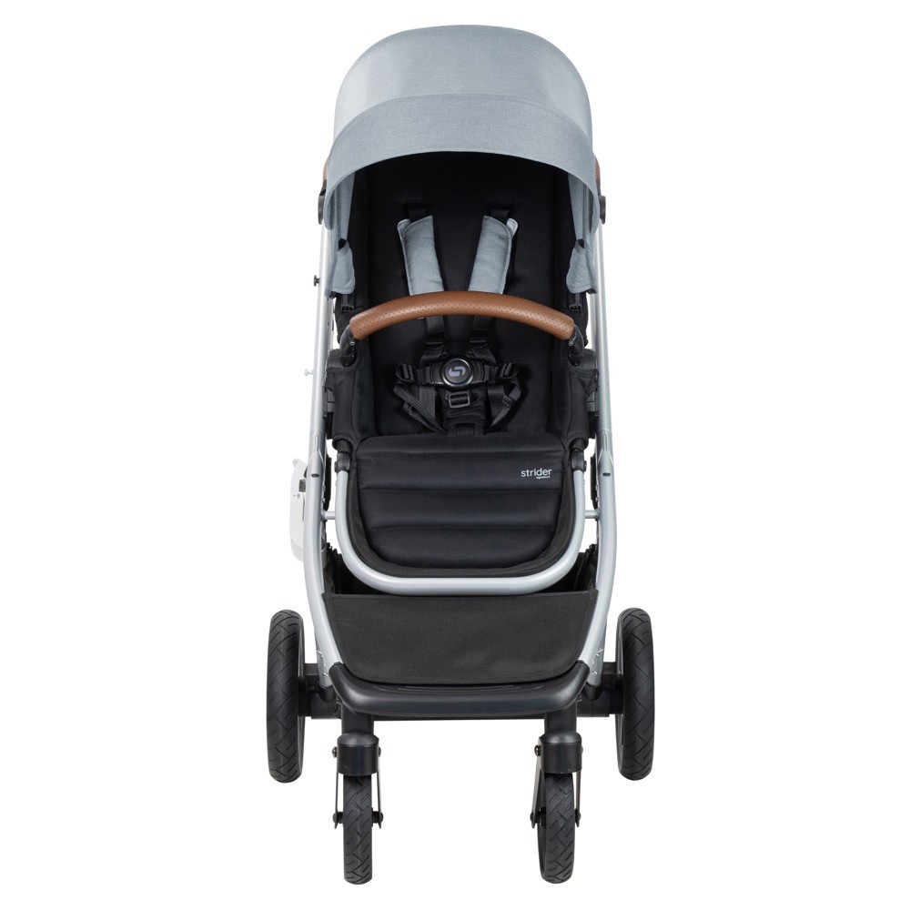 Steelcraft Strider Signature V5 Stroller Silver Wattle single to double Baby Bunting AU