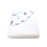 Bubba Blue Feathers Organic Cotton Hooded Towel image 1