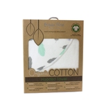 Bubba Blue Feathers Organic Cotton Hooded Towel image 2
