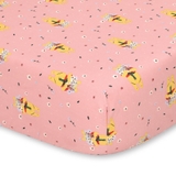Disney Into The Blooms Pooh Cot Fitted Sheet image 0