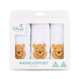 Disney Into The Blooms Pooh Wash Cloth 3 Pack image 1