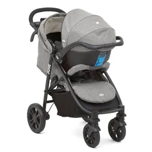 Joie Litetrax 4 DLX Travel System Stroller Grey Flannel