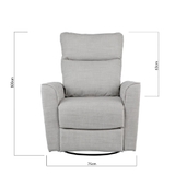 Il Tutto Bambino Felix Glider Chair - Grey Frost image 3