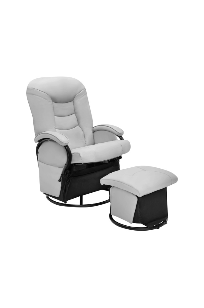 Baby Glider Chair Ottoman Jordan Grey, Baby Bunting Recliner Chairs