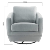 Il Tutto Bambino Glider Chair Lulu - Pearl Grey image 2