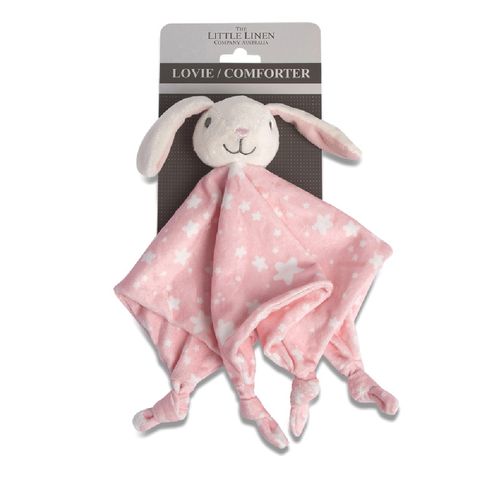 The Little Linen Co Lovie Comforter Ballerina Bunny image 0 Large Image