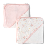 The Little Linen Co Hooded Towel Ballerina Bunny 2 Pack image 0