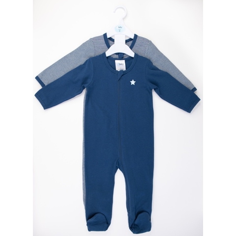 4Baby Romper 2 Pack Navy image 0 Large Image