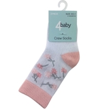 4Baby Fashion Crew Sock 3 Pack Flower image 0