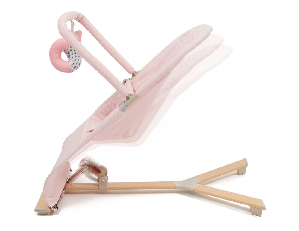 Jengo Relax Bouncer Beech Pink | Rockers & Bouncers | Baby Bunting AU