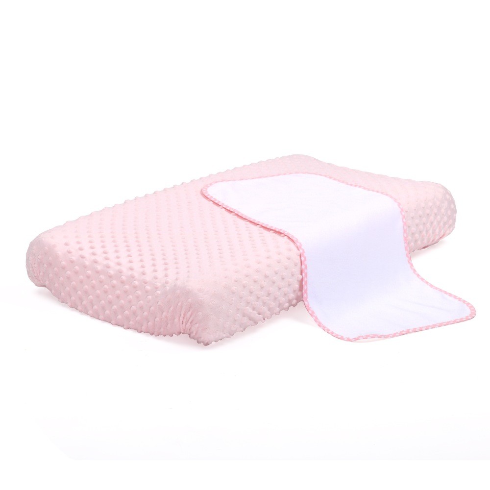 4Baby Dot Change Pad Cover with Liner Pink Covers Baby Bunting AU
