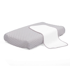 4Baby Dot Change Pad Cover with Liner Grey