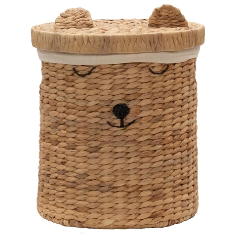 Bilbi Basket With Lid Bear Small image 0 Large Image