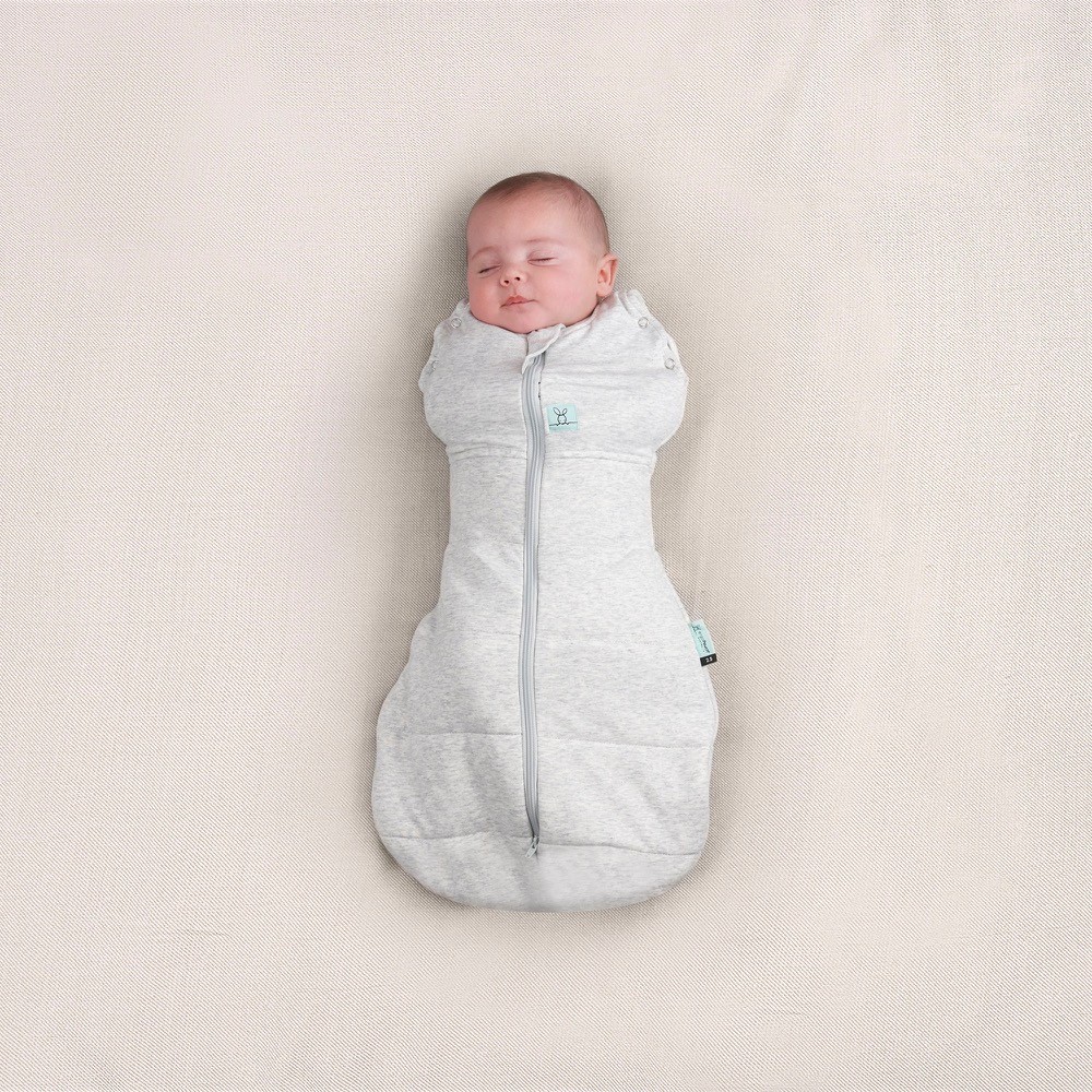 Ergopouch Cocoon 2.5 Tog Grey Marle 3-6 Months | Swaddles | Baby Bunting AU