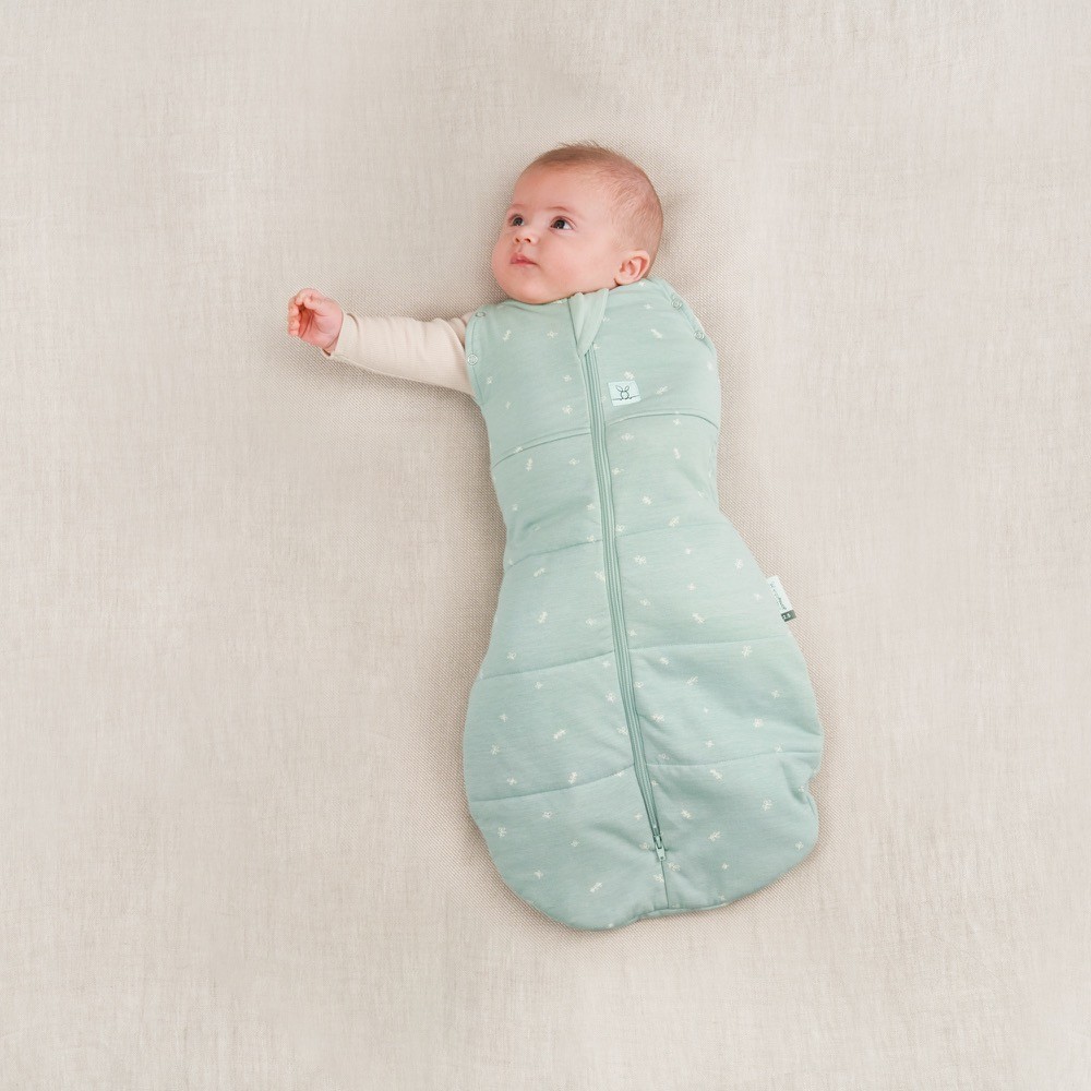 Ergopouch Cocoon 2.5 Tog Sage 0-3 Months | Swaddles | Baby Bunting AU