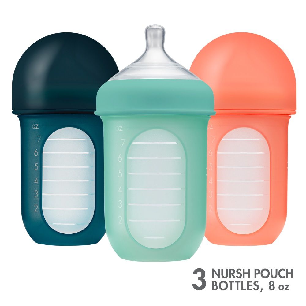 Boon Nursh Bottle - Mint - 236ml - 3 Pack | Teats | Baby Bunting AU