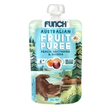 Funch Fruit Puree - Peach Nectarine Quinoa + DHA -120g image 0