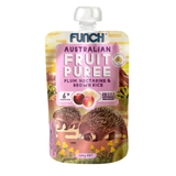 Funch Fruit Puree - Nectarine Plum & Brown Rice + DHA - 120g image 0