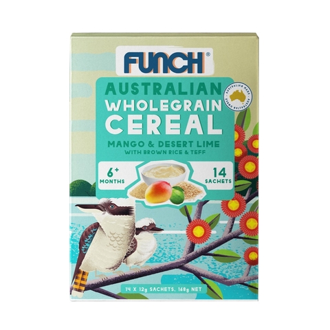 Funch Infant Cereal Sachets - Mango & Desert Lime - 12g - 14 Pack image 0 Large Image