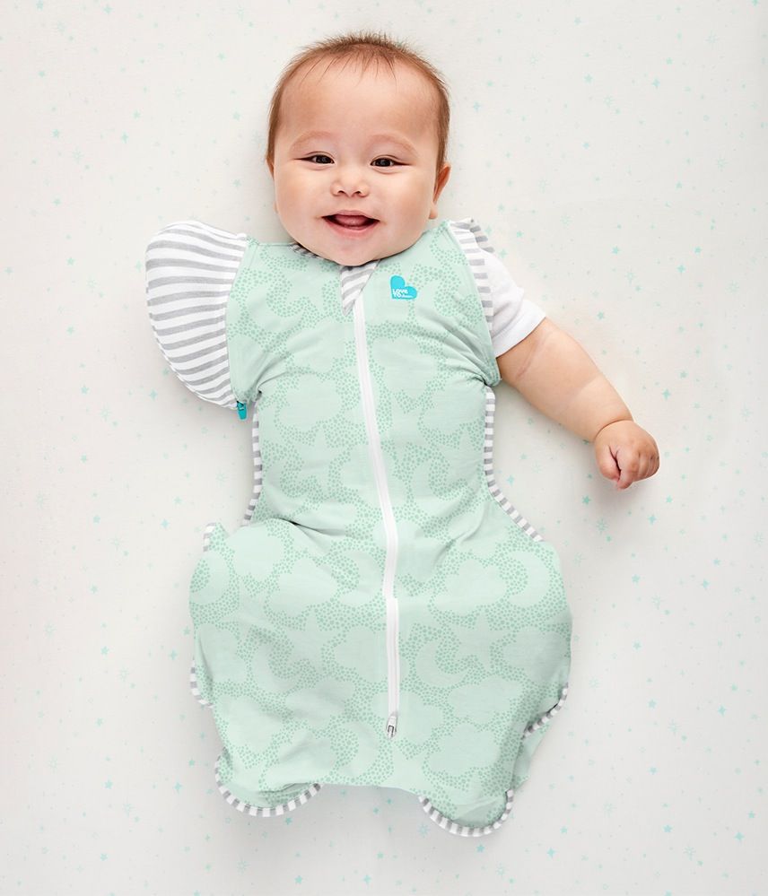 Love To Dream Swaddle Up Trans Bag 1.0 Tog Celestial Dot Mint Medium ...