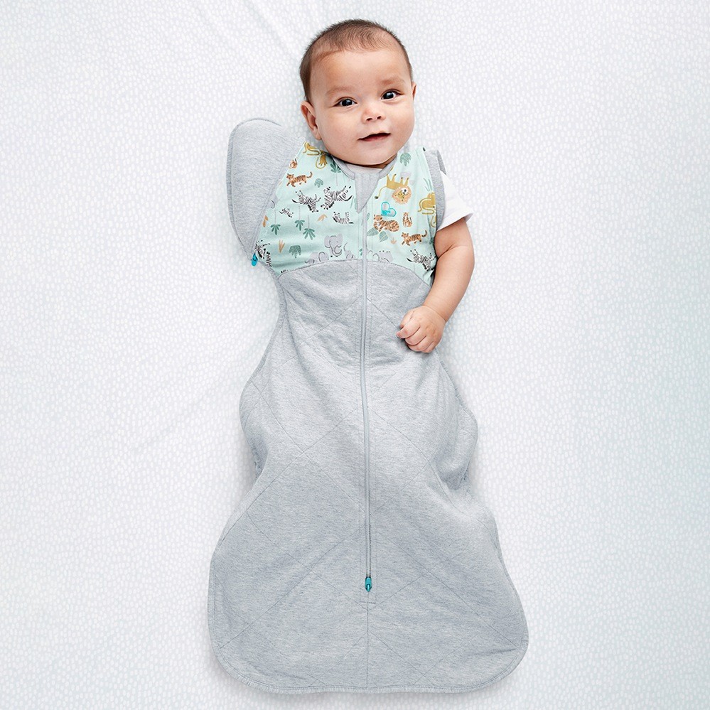 Love To Dream Swaddle Up Designer Trans Bag Warm 2.5 Tog Safari Family