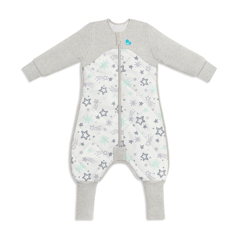 Love To Dream Sleep Suit Organic & Wool 3.5 Tog Mint Stars 6-12 Months (Online Only) image 0 Large Image