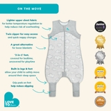 Love To Dream Sleep Suit Organic & Wool 3.5 Tog Mint Stars 12-24 Months image 1