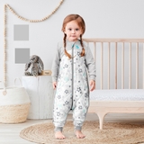 Love To Dream Sleep Suit Organic & Wool 3.5 Tog Mint Stars 12-24 Months image 2