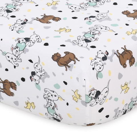 Disney 101 Dalmatians Cot Fitted Sheet image 0 Large Image