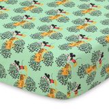 Disney Mickey Doodle Zoo Cot Fitted Sheet image 0
