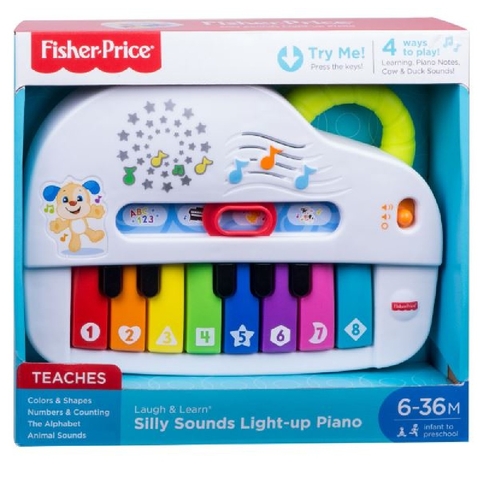 Fisher-Price Laugh & Learn Silly Sounds Light Up Piano image 0 Large Image