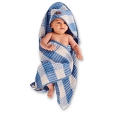 Kip & Co Hooded Towel Blue Skies image 1