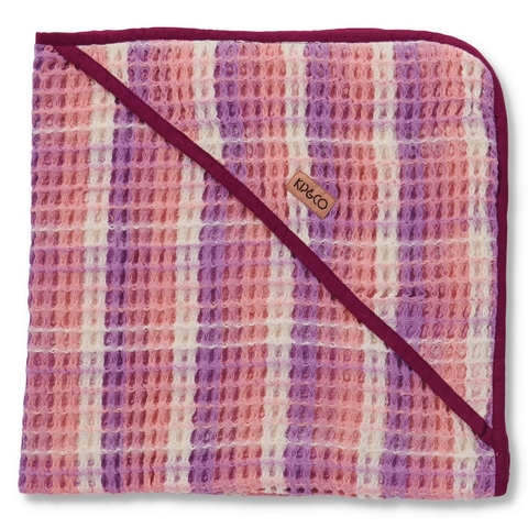 Kip & Co Hooded Towel Boysenberry Swirl image 0 Large Image