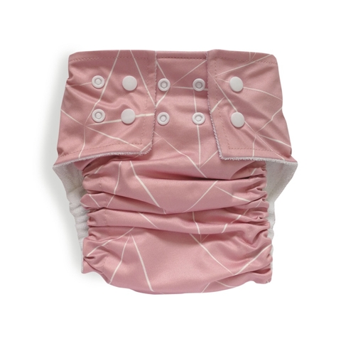 Bilbi Nappy One Size Fits Most - Pink Geo image 0 Large Image