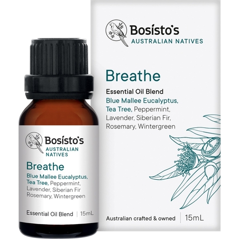 Bosistos Australian Natives Essential Oil Blend - Breathe - 15ml image 0 Large Image