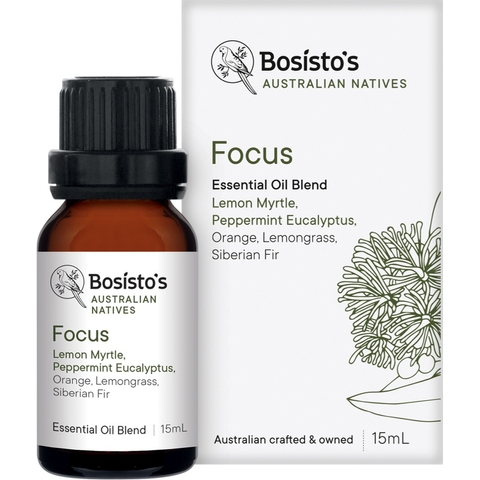 Bosistos Australian Natives Essential Oil Blend - Focus - 15ml image 0 Large Image