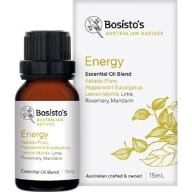 Bosistos Australian Natives Essential Oil Blend - Energy - 15ml