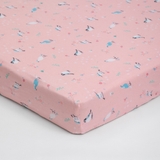 4Baby Jersey Cot Fitted Sheet Birdy Garden 2 Pack image 0