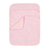 Bilbi Jersey Washcloth Pink Floral 3 Pack image 1