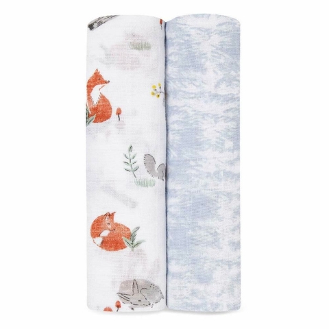 Aden & Anais Swaddle Naturally 2 Pack image 0 Large Image