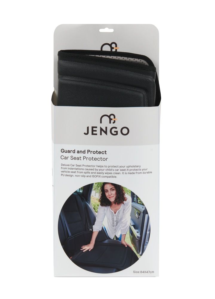 Jengo Guard & Protect Deluxe Car Seat Protector Black