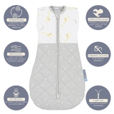 Living Textiles Quilted Swaddle 2.5 Tog Noah 0-3 Months image 1