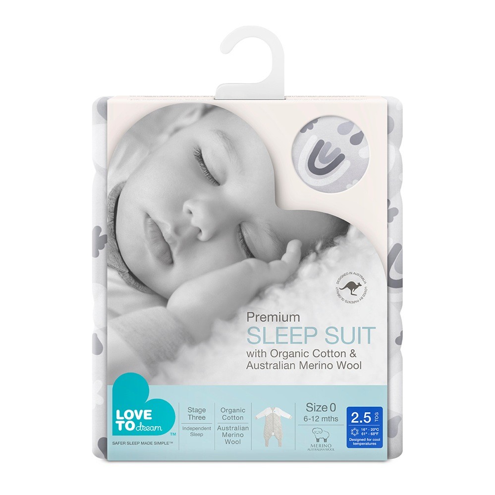 Baby bunting love to discount dream sleep suit 2.5 tog