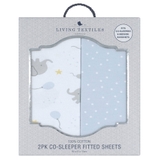 Living Textiles Mason Bedside Sleeper Fitted Sheet 2 Pack image 4