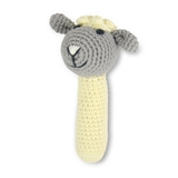 Weegoamigo Crochet Rattle Little Lamb image 0