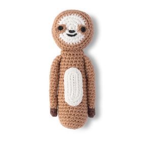 Weegoamigo Crochet Rattle Sleepy Sloth