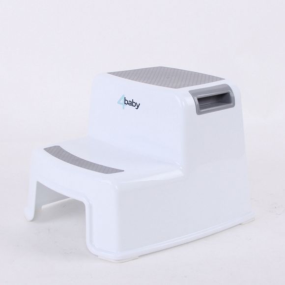 4baby Skid Proof Step Stool White/Grey