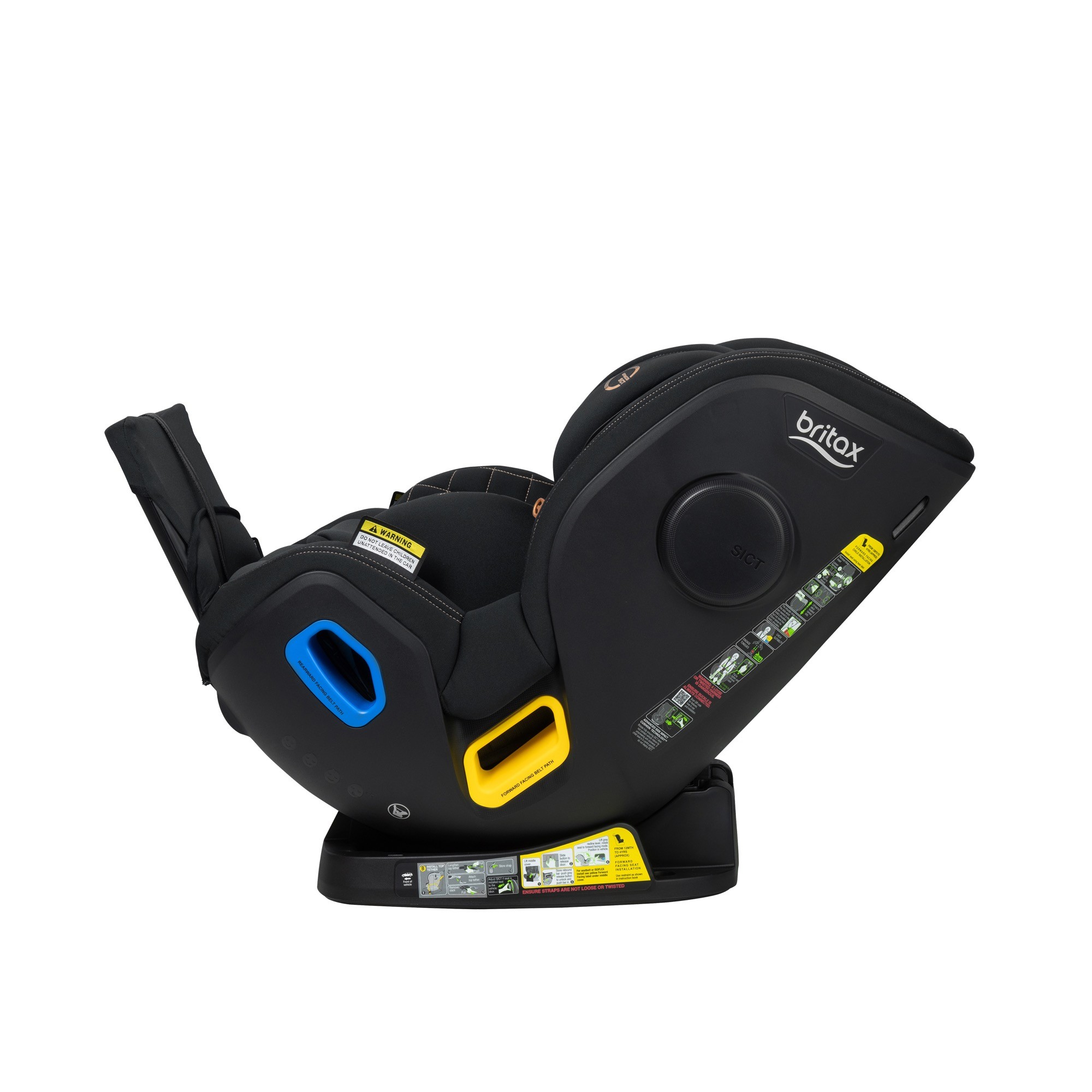 Britax Safe N Sound BFirst ifix+ Convertible Car Seat Black Opal