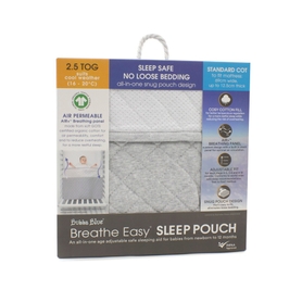 Bubba Blue Breathe Easy Sleep Pouch 2.5 Tog Cot Standard (Online Only)
