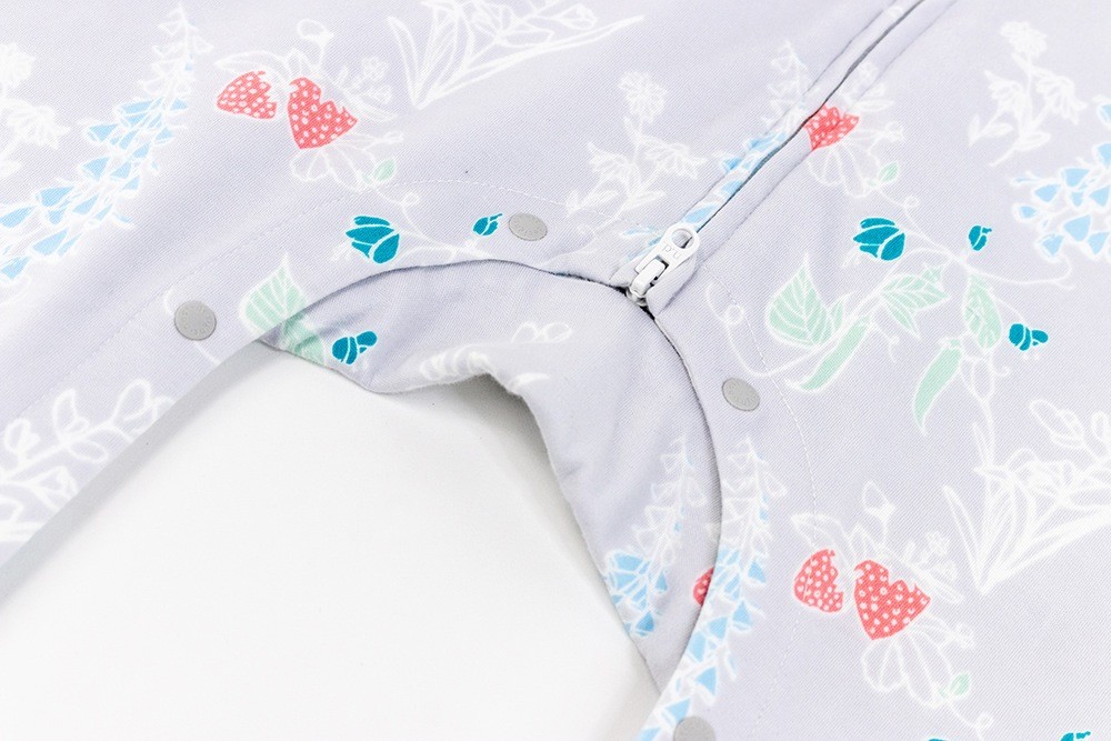 Nest Design Organic Cotton Sleep Suit 1.0 Tog Garden Bounty Large